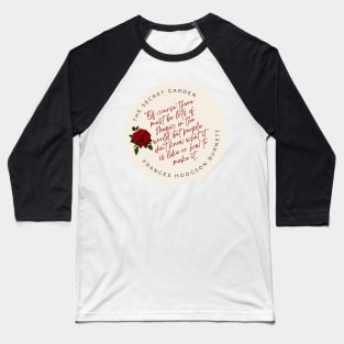 Secret Garden magic world Baseball T-Shirt